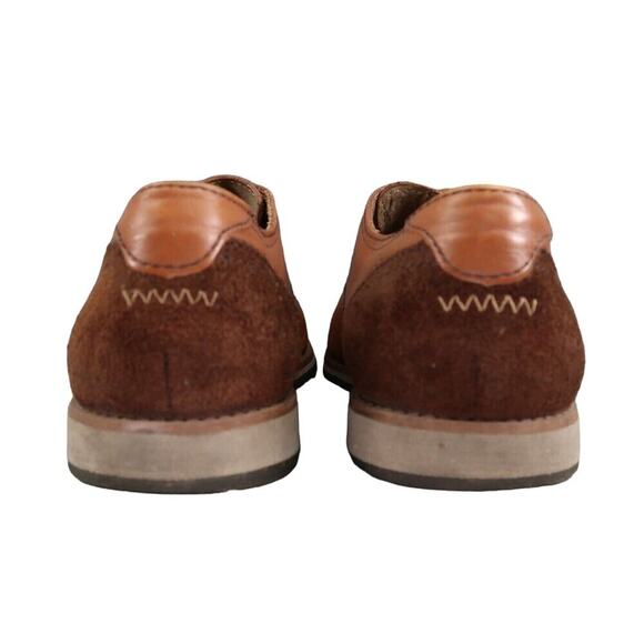 Flexi Shoes Mens 9 Oxford Chukka Leather Classic Professional Comfort Work Brown main image 5